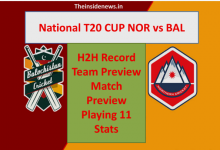 bal vs nor 1st match