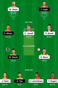 hh vs ps dream11 team preview