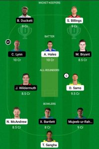 st vs bh dream11 team