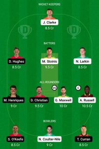 star vs six dream11 team