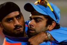 harbhajan singh & kohli