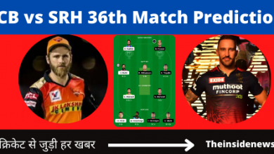 RCB vs SRH DREAM11