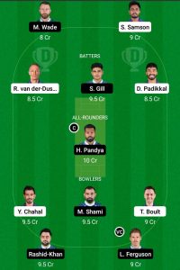 guj vs rr dream11 team