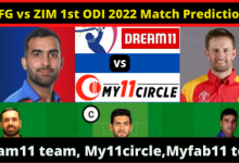 AFG VS ZIM 1ST ODI