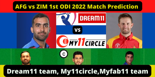 AFG VS ZIM 1ST ODI