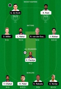 ind vs africa t20 d11