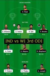 wi vs in 3rd odi