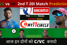 WI VS IND 2ND T20