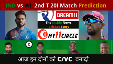 WI VS IND 2ND T20