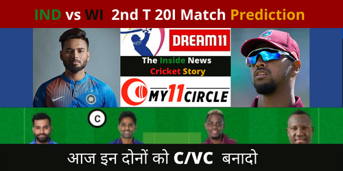 WI VS IND 2ND T20