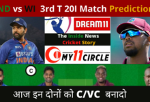 WI VS IND 3rd T20