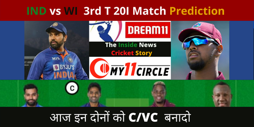 WI VS IND 3rd T20