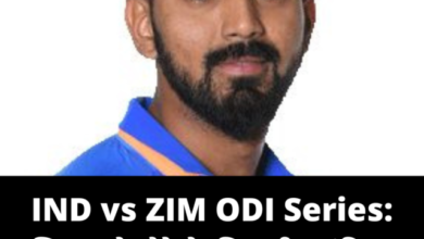 IND vs ZIM ODI Series