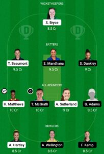 wef vs sob dream11