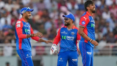 DC players celebrating after wickets fallen in IPL with Rishabh Pant