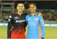 MI vs RCB captains together for WPL 2024 Eliminator