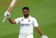 Karun Nair celebrating after scoring a century