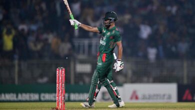 Shanto played his part in a vital 59-run stand