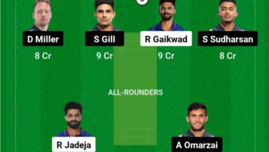 Dream 11 team csk vs gt team 4