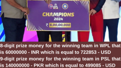 8-digit prize money for the winning team in WPL