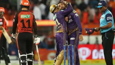 Kolkata Knight Riders team celebrating after taking wickets