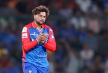 Kuldeep Yadav celebrating a wicket for Delhi Capitals in IPL 2024 (BCCI)