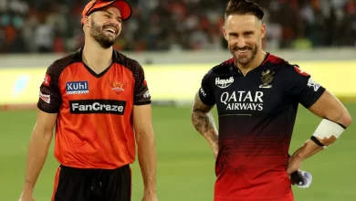 Aiden Markram and Faf du Plessis playing cricket in IPL 2024