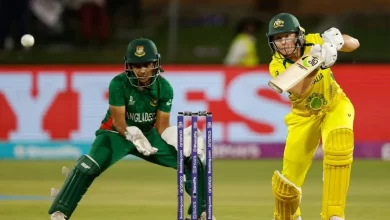 Australia Women celebrate their win over Bangladesh Women in a T20 match