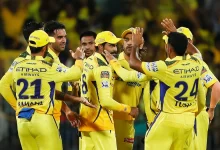 CSK players celebrating after a wicket in IPL 2024