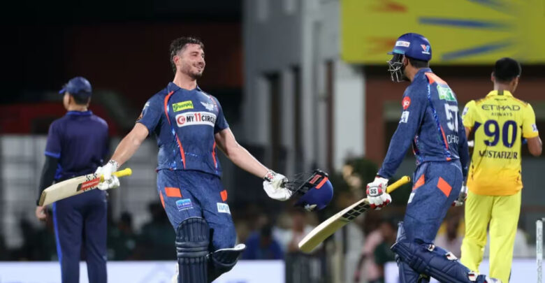 LSG beat CSK by six wickets - Marcus Stoinis storm