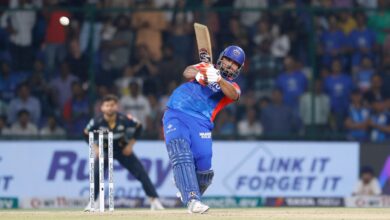 Rishabh Pant in action against Gujarat Titans in IPL 2024