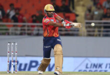 Shashank Singh batting in IPL 2024 match