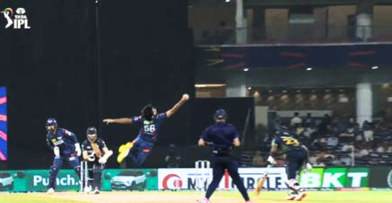 Bishnoi's spectacular catch dismisses Williamson.