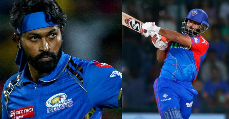 Rishabh Pant and Hardik Pandya, captains of Delhi Capitals and Mumbai Indians respectively