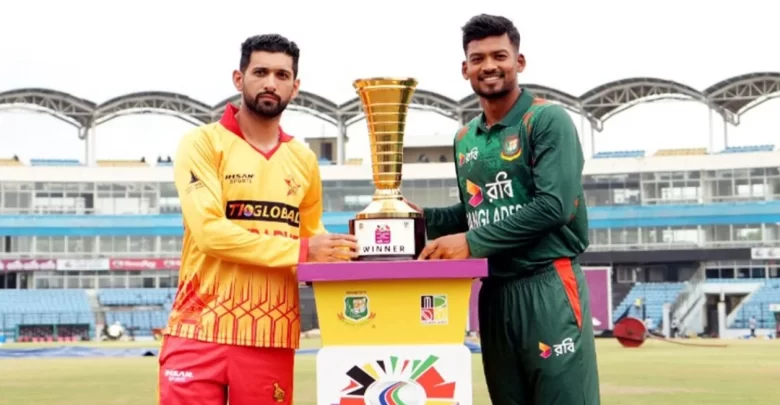 The third T20I match between Zimbabwe and Bangladesh at Zahur Ahmed Chowdhury Stadium in Chattogram