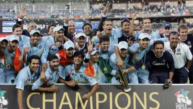 India winning the inaugural T20 World Cup