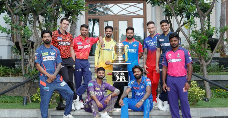 IPL 2024 trophy with all team captains , Week 9 update