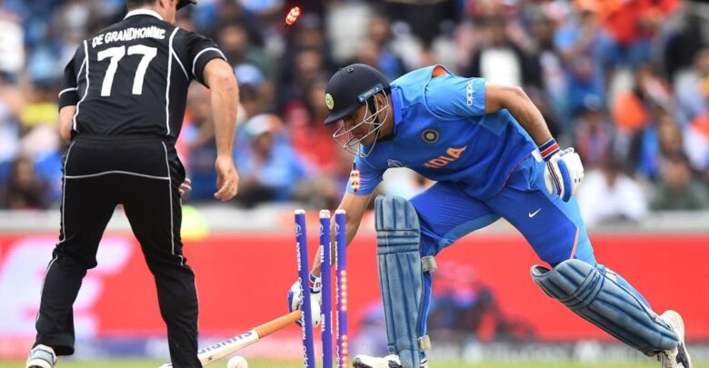 MS Dhoni's runout against New Zealand shattered India's hopes of winning the World Cup