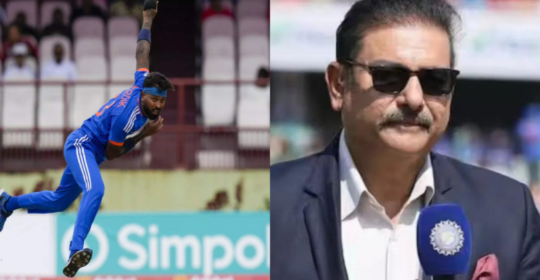 Ravi Shastri discusses Hardik Pandya's impact on team balance due to his bowling absence.