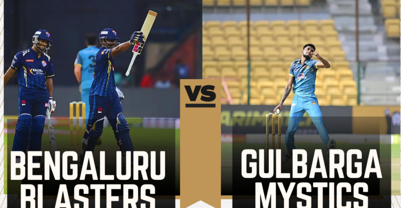 Bengaluru Blasters and Gulbarga Mystics face off in Maharaja Trophy 2024 Semi-Final.