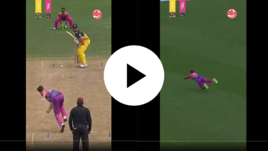 Shakib Al Hasan takes a spectacular catch to dismiss Marcus Stoinis in GT20 Canada