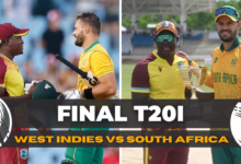 West Indies (WI) vs South Africa (SA) in the third T20I at Brian Lara Stadium