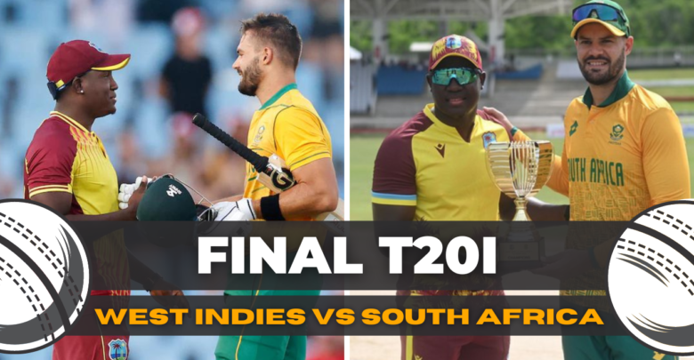 West Indies (WI) vs South Africa (SA) in the third T20I at Brian Lara Stadium