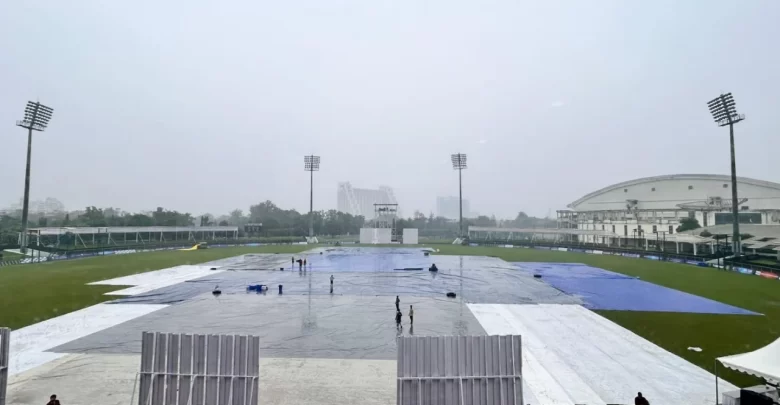 Wet outfield at Greater Noida affecting Afghanistan vs New Zealand Test match