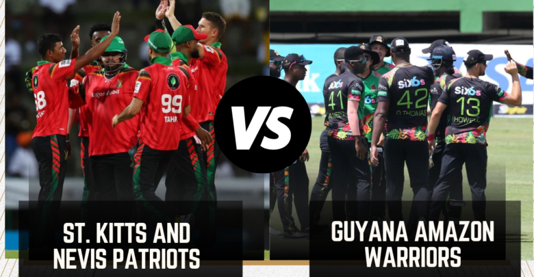 St. Kitts and Nevis Patriots vs Guyana Amazon Warriors: CPL 2024 Match Battle