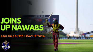 Chris Gayle joins UP Nawabs for Abu Dhabi T10 League 2024.