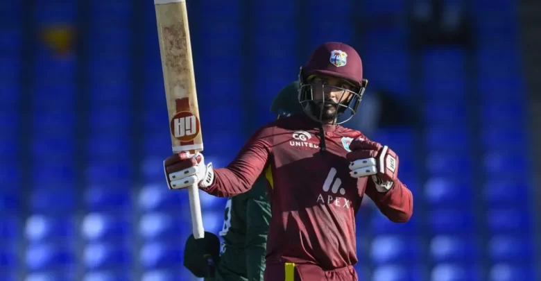 Amir Jangoo celebrates his century in debut ODI against Bangladesh.