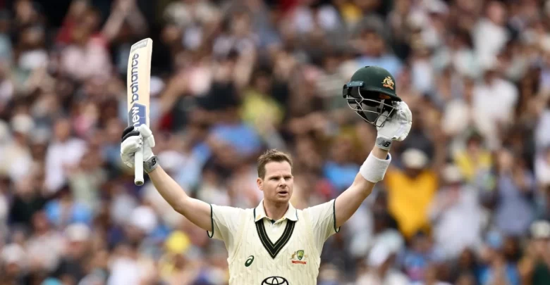 Steve Smith celebrates his century at MCG during the Border-Gavaskar Trophy.