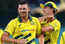 Pat Cummins and Josh Hazlewood leading Australia's bowling attack.