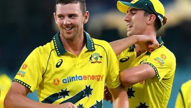 Pat Cummins and Josh Hazlewood leading Australia's bowling attack.